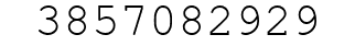 Number 3857082929.