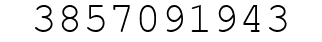 Number 3857091943.