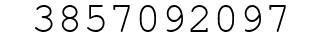 Number 3857092097.