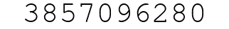 Number 3857096280.