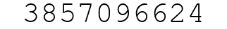 Number 3857096624.