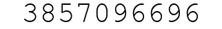 Number 3857096696.