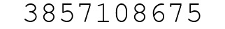 Number 3857108675.