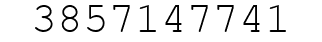 Number 3857147741.