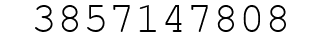 Number 3857147808.