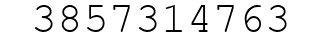 Number 3857314763.