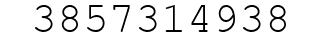 Number 3857314938.