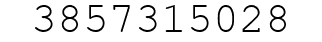Number 3857315028.