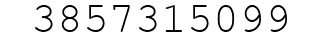Number 3857315099.