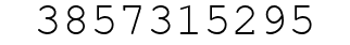 Number 3857315295.