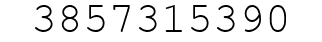 Number 3857315390.