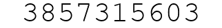 Number 3857315603.