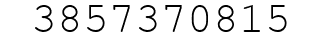 Number 3857370815.
