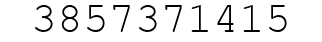Number 3857371415.