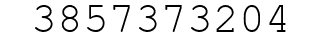 Number 3857373204.