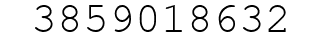 Number 3859018632.