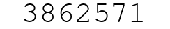 Number 3862571.