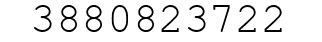 Number 3880823722.