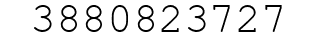 Number 3880823727.