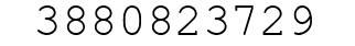 Number 3880823729.