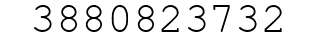 Number 3880823732.