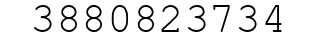 Number 3880823734.
