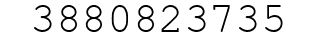 Number 3880823735.