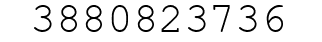 Number 3880823736.