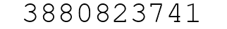Number 3880823741.