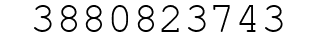 Number 3880823743.