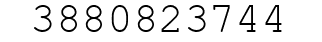 Number 3880823744.