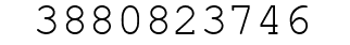 Number 3880823746.