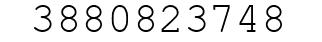 Number 3880823748.