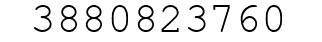 Number 3880823760.