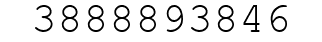 Number 3888893846.