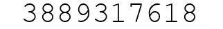 Number 3889317618.