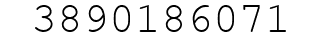 Number 3890186071.