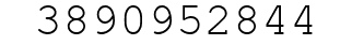 Number 3890952844.