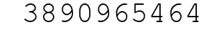 Number 3890965464.