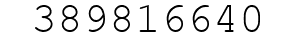 Number 389816640.