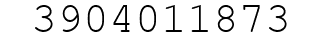 Number 3904011873.