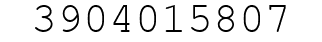 Number 3904015807.