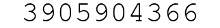 Number 3905904366.