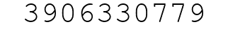 Number 3906330779.