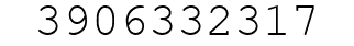 Number 3906332317.