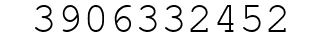 Number 3906332452.