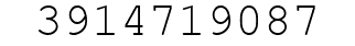 Number 3914719087.