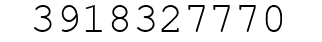 Number 3918327770.