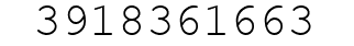 Number 3918361663.