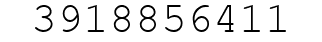 Number 3918856411.
